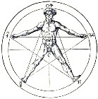 Uomo nel Pentalfa di Agrippa