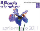 Ultimo incontro del ciclo 'Il filosofo e la natura' Ultimo incontro del ciclo 'Il filosofo e la natura'