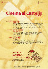 La locandina di "Cinema al castello"