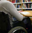 Uno studente disabile