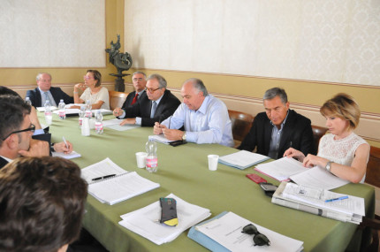 L'incontro tra la giunta regionale e quella comunale di Urbino