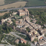 Il borgo di Gradara, foto aerea