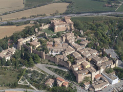 Il borgo di Gradara, foto aerea