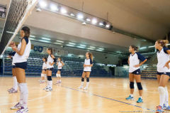 Volley Pesaro in allenamento