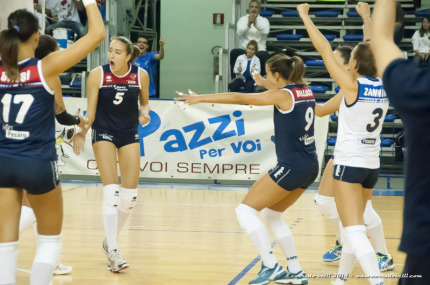 esultanza Volley Pesaro