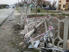 Incidente a Sterpettine d Mondolfo: i danni
