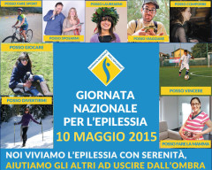Locandina per l’edizione 2015 della Giornata nazionale per l’Epilessia
