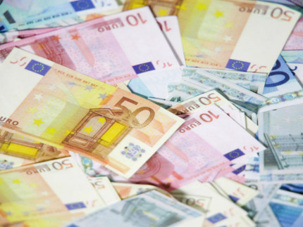 Banconote, Euro, denaro