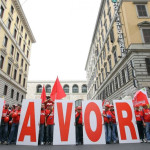 manifestazione della Cgil per il lavoro