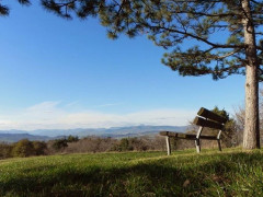 Il panorama sui Sibillini dal Sasso d'Italia, Macerata