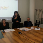 Loretta Bravi alla presentazione del libro Donaction