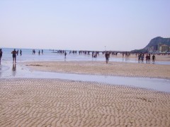 La spiaggia di Pesaro