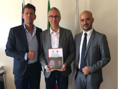 Maurizio Mangialardi, Luca Ceriscioli e Alberto Cinti