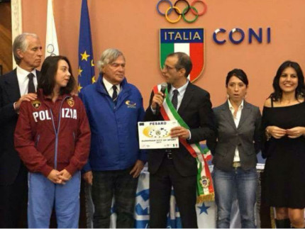 Premiazione Pesaro Città Europea Sport