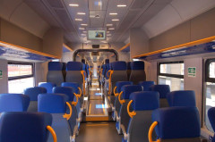 Il nuovo treno jazz in servizio sui binari della regione Marche