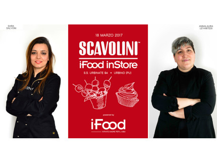 Annalaura Levantesi e Sara Salvoni: show-cooking allo Scavolini Store di Urbino