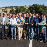 Taglio del nastro per il ponte sul Cesano tra Mondavio e Corinaldo