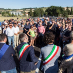 Taglio del nastro per il ponte sul Cesano tra Mondavio e Corinaldo