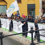 Agricoltori marchigiani manifestano a Roma