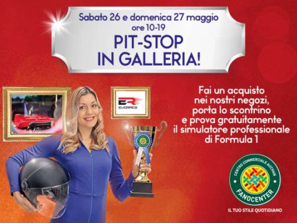 Pit-stop al Centro Commerciale Auchan Fanocenter con il simulatore di F1