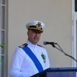 Il Comandante uscente della Capitaneria di Porto - Guardia Costiera di Pesaro Girgenti