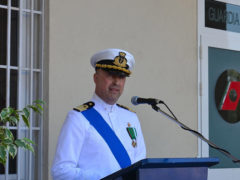 Il Comandante uscente della Capitaneria di Porto - Guardia Costiera di Pesaro Girgenti