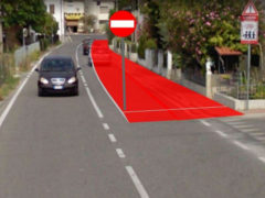Strada del Foglia a senso unico a Pesaro