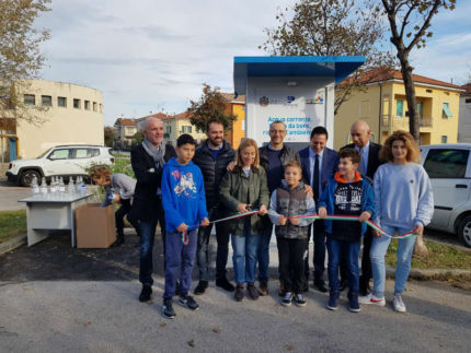 Inaugurazione di una "Casa dell'acqua" a Pesaro