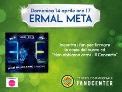 Ermal Meta al Centro Commerciale Fanocenter