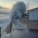 Mareggiata sul litorale di Porto Sant'Elpidio