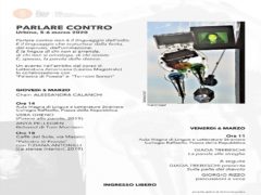Convegno "Parlare contro" in programma a Urbino