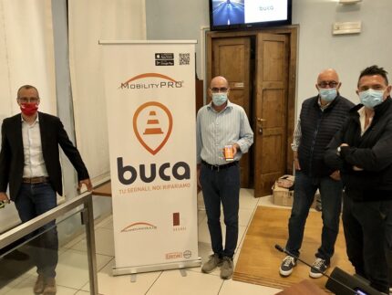 Presentazione a Pesaro dell'app "Buca"