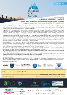 Climing for climate insieme alle univerostà