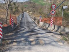 Lavori del ponte sulla SP 119