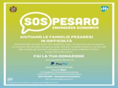 Raccolta fondi organizzata da SOS Pesaro