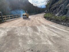 Lavori sulla Strada Provinciale 12 "Bellisio"