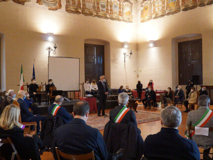 Salone Metaurense della Prefettura di Pesaro Urbino, cerimonia Giornata della Memoria