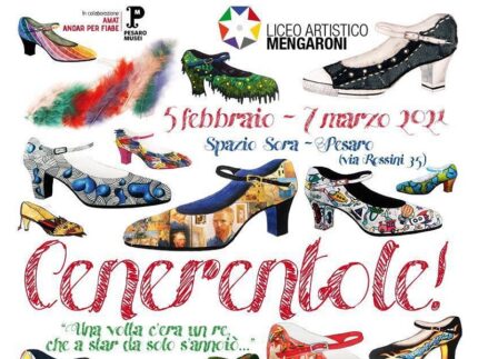 Locandina dell'esposizione "Cenerentole"