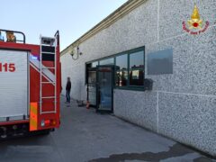 Incendio in uno studio a Fano