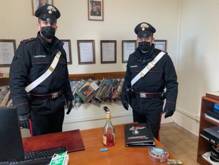 Molotov rinvenuta a Colli al Metauro