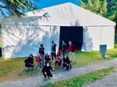 Tendone per le scuole di danza di Pesaro