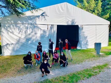 Tendone per le scuole di danza di Pesaro