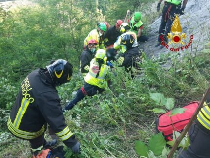 Donna tratta in salvo a Sassocorvaro