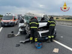 Incidente sull'A-14 nei pressi di Fano