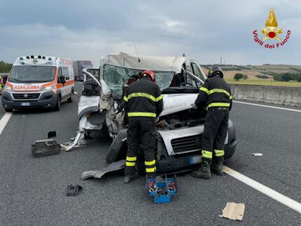 Incidente sull'A-14 nei pressi di Fano