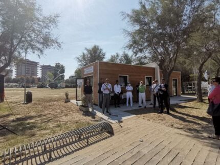 Bagni pubblici inaugurati a Baia Flaminia