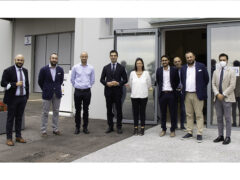 Il Presidente Acquaroli in visita alla nuova sede della SO.DI.CO
