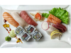 Sushi e sashimi del ristorante giapponese Nagi di Senigallia