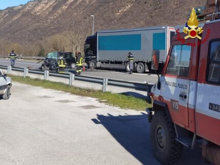 Incidente stradale ad Acqualagna