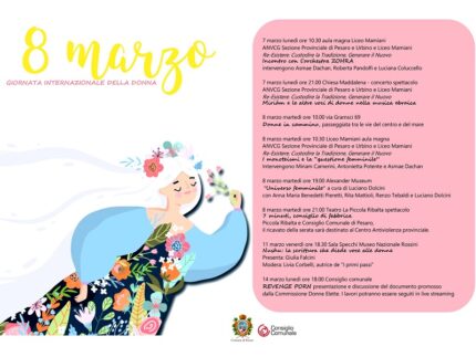 Eventi per l'8 marzo a Pesaro